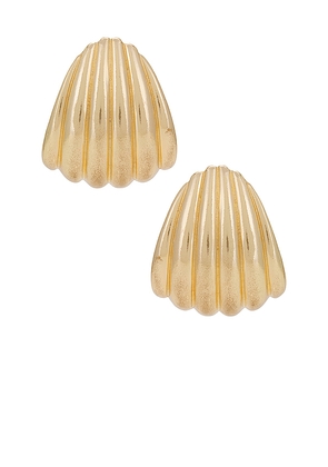 Epifene Hera Earring in Metallic Gold.