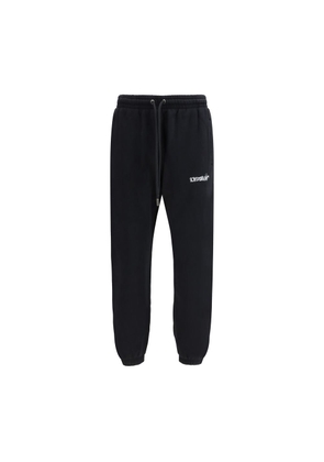 Off-White Black Cotton Joggers (Workout Pants) - L