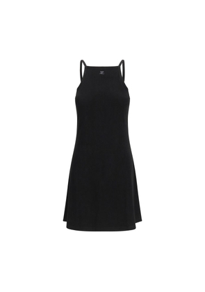 Courrèges Black Viscose Casual Dress - M