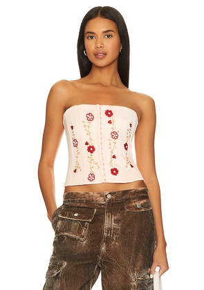 GUIZIO Meadows Corset in Pink. Size M. Also in L, XS, XXS.