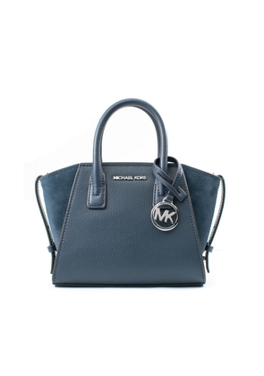 Michael Kors Blue Canvas Handbag