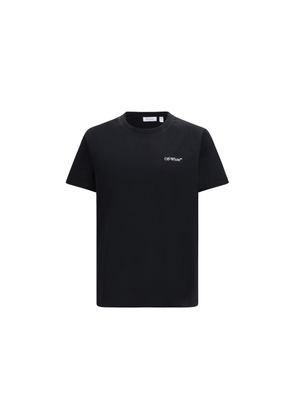 Off-White Black Cotton T-Shirt - L