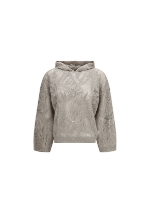 Brunello Cucinelli Beige Linen Hoodie - L