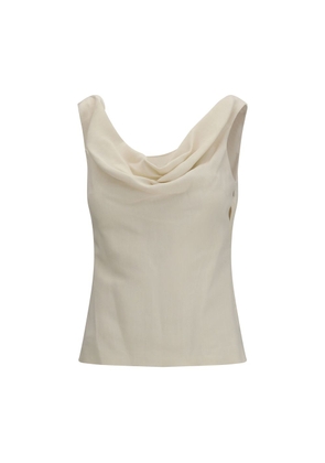 Brunello Cucinelli Beige Viscose Top - L
