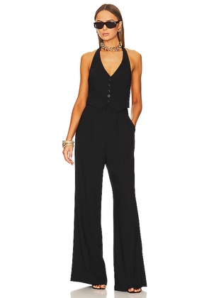 Amanda Uprichard Isadore Jumpsuit in Black. Size M. Also in XS.