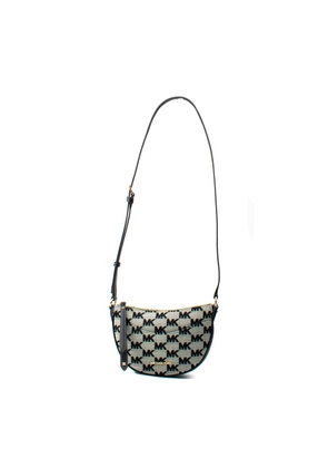 Michael Kors Black Canvas Crossbody Bag