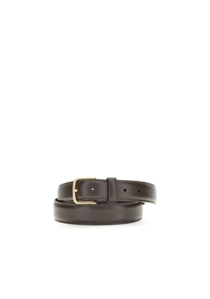 The Row Brown Calf Leather Bos Taurus Regular Belt - 80 cm / 32 Inches