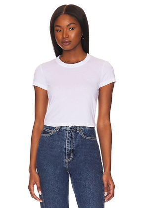 COTTON CITIZEN The Standard Baby Tee in White. Size L. Also in XS, S, M.