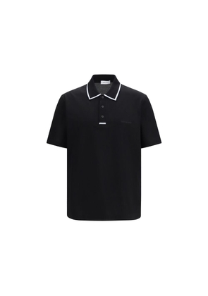 Ferragamo Black Cotton Polo Shirt - L