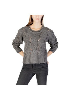 Liu Jo Gray Marabou Sweatshirt - XL