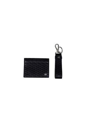 Armani Exchange Black Leather Wallet