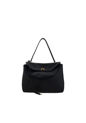 Balenciaga Black Calf Leather Bos Taurus Shoulder Bag