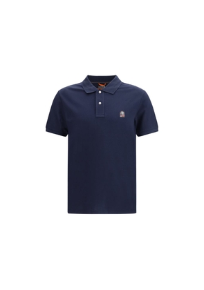 Parajumpers Blue Cotton Polo Shirt - L