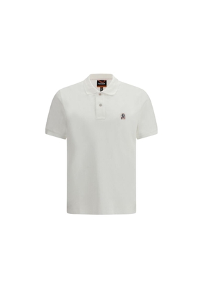 Parajumpers White Cotton Polo Shirt - L