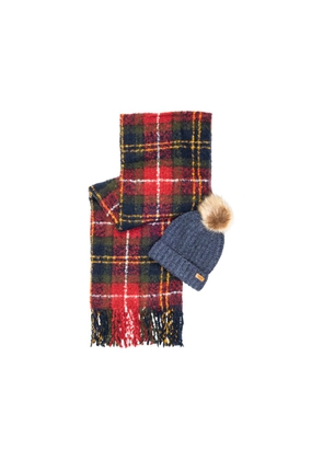 Barbour Bordeaux Polyester Scarf