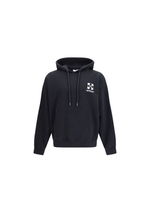 Off-White Black Cotton Sweatshirt - L