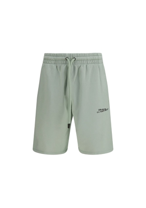 Off-White Bicolor Cotton Shorts - L