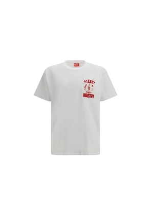 Diesel White Cotton T-Shirt - L