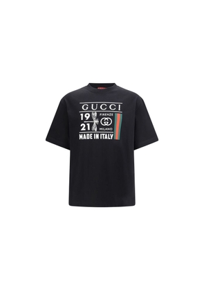 Gucci Black Cotton T-Shirt - S