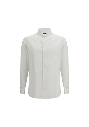 Tom Ford White Cotton Dress Shirt - 40
