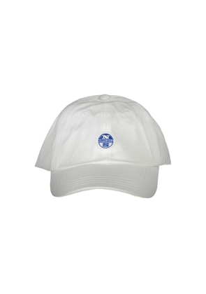 North Sails White Cotton Men Cap - UNI