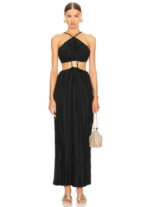 Cult Gaia Mitra Sleeveless Halter Gown in Black. Size M. Also in L.