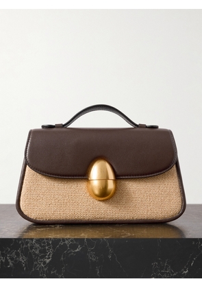 NEOUS - Phoenix Leather And Raffia Tote - Neutrals - One size