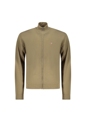 Napapijri Verde Cotton Men Cardigan - S