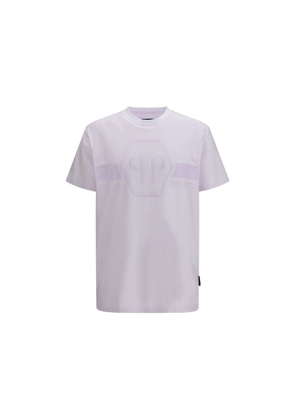Philipp Plein White Cotton T-Shirt - L