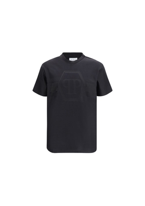 Philipp Plein Black Cotton T-Shirt - L