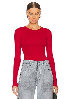 AFRM Carson Bodysuit in Red. Size 2X. Also in 1X, 3X, L, M, XL, XS, XXL.