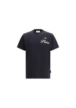 Philipp Plein Black Cotton T-Shirt - L