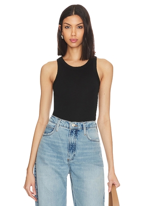 Enza Costa Bold Sheath Tank in Black. Size S. Also in L, M, XS.