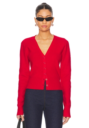 GUIZIO Camelie Cardigan Top in Red. Size M. Also in XXS, XS, S, L, XL.
