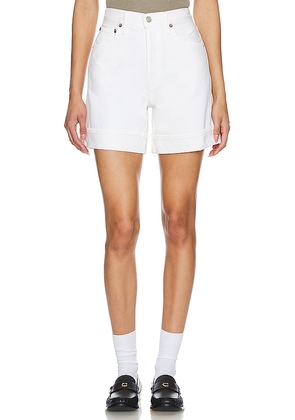 AGOLDE Dame Short in White. Size 34. Also in 33.