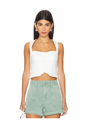 ALL THE WAYS Pia Top in White. Size M. Also in L, S, XL, XS.