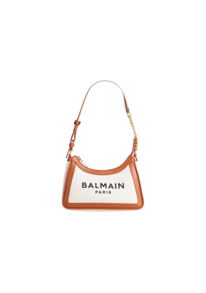 Balmain Brown Cotton Shoulder Bag