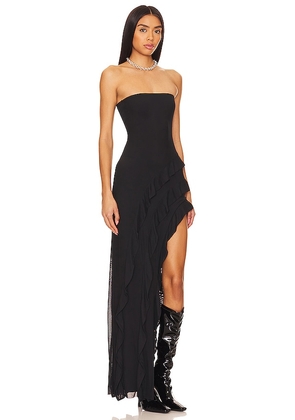 AFRM Siobhan Dress in Black. Size 3X. Also in XXS, XS, S, M, L, XL, 1X, XXL.