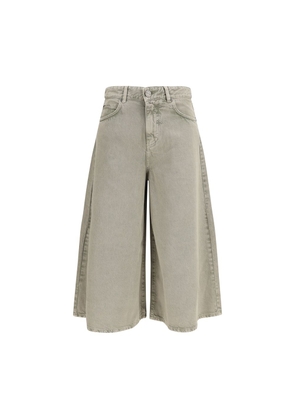 PINKO Beige Lyocell Bermuda Shorts - W24
