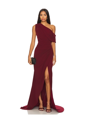 ELLIATT x REVOLVE Isadora Dress in Burgundy. Size S. Also in M, XL, XS.