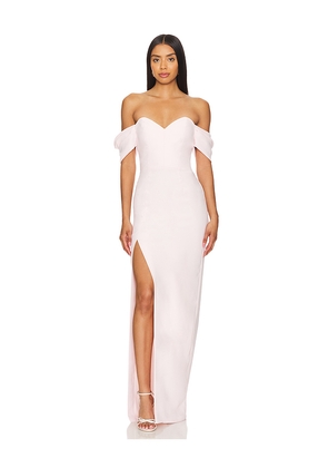 Amanda Uprichard x REVOLVE Falcon Gown in Blush. Size L. Also in XS.