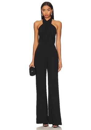 Amanda Uprichard Mezcal Jumpsuit in Black. Size XL. Also in XS, M, L.