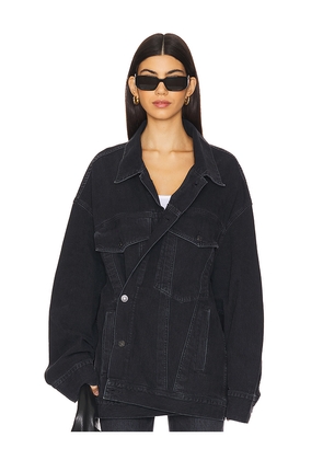 AGOLDE Reworked Wayne Jacket in Black. Size M. Also in L, S, XL, XS.