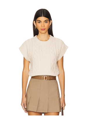 Cleobella Gigi Sweater Vest in Cream. Size M. Also in L.