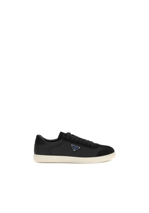 Prada Black Polyamide Low Top Sneakers - EU40/US7