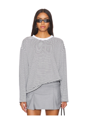 ALL THE WAYS Lily Long Sleeve Top in Navy. Size M. Also in L, S, XL, XS, XXS.