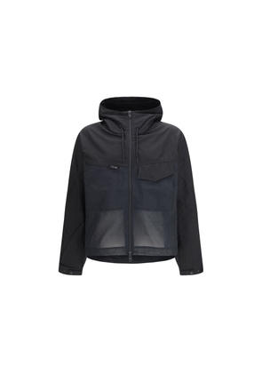 Y-3 Black Cotton Shell Jacket - L