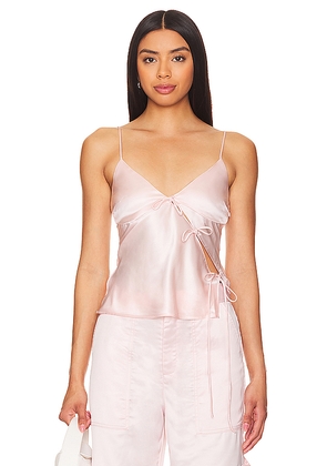 Bubish Lara Bow Singlet Top in Blush. Size 14/XL. Also in 12/L.