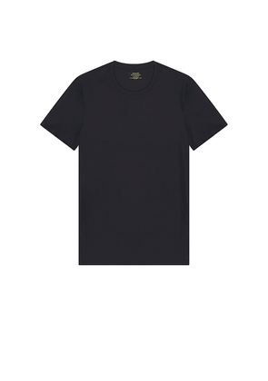 Commando Original Microfiber Crewneck Undershirt in Black. Size S. Also in M, XL/1X.