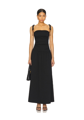 ALL THE WAYS Orelia Maxi Dress in Black. Size M. Also in L, S, XS, XXS.